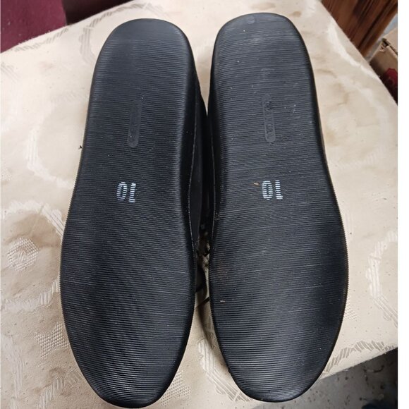 LB Evans Men's Slip On Fur Lined Leather Slippers size 10 NEW - Picture 2 of 4